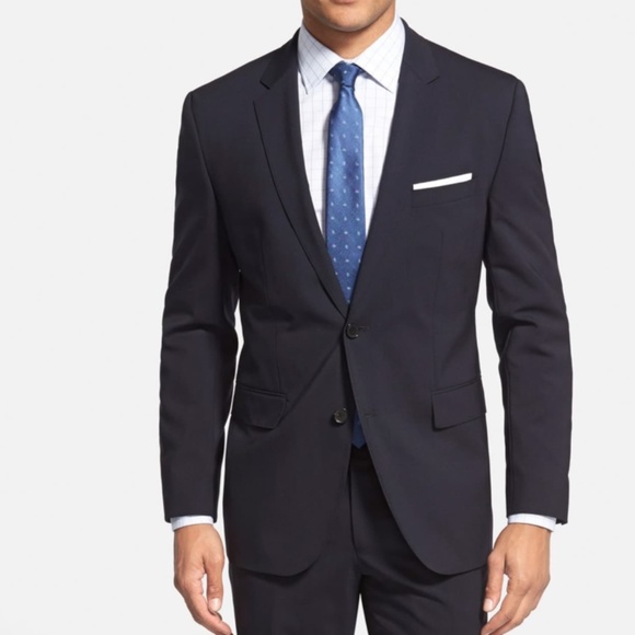BOSS Hugo Boss Jam/Sharp' Trim Fit Navy Suit - Picture 1 of 5